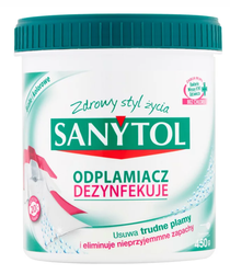 Odplamiacz dezynfekujący do tkanin SANYTOL 450g