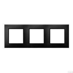 Ramka potrójna OSPEL ARIA czarna