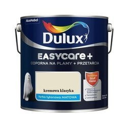 Farba matowa DULUX EASYCARE+ kremowa klasyka 2,5 L