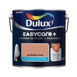 Farba matowa DULUX EASYCARE+ miedziany oranż 2,5 L