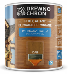 Impregnat Extra Powłokotwórczy DREWNOCHRON Dąb 4.5L