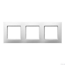 Ramka potrójna OSPEL ARIA biała