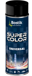 Lakier uniwersalny BOSTIK SUPER COLOR czarny mat 0,4L