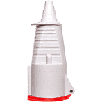 Gniazdo hermetyczne izolowane przenośne IP44 32A POLAM-NAKŁO