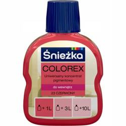 Pigment do farb ŚNIEŻKA COLOREX 23 Czerwony 100ml