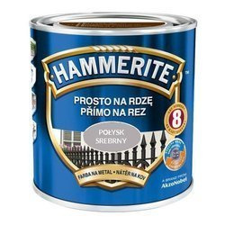 Farba HAMMERITE Prosto na rdzę połysk srebrny 0,7 L