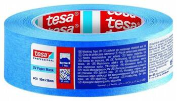 Taśma malarska UV zewnętrzna TESA 50mx38mm niebieska