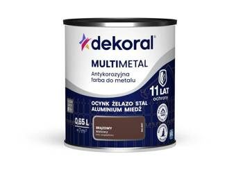 Farba do metalu DEKORAL Multimetal Brąz 0,65L 