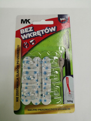 Haczyki do dekoracji MK samoprzylepne 6szt.