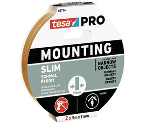Taśma montażowa dwustronna wąska TESA PRO 66714 Mounting Slim 2x5mx9mm