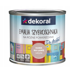 Emalia DEKORAL AKRYLUX kawa na ławę 0,5L