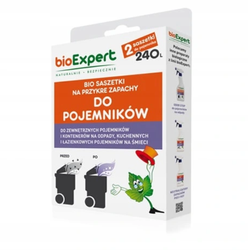 Bio saszetki na przykre zapachy do pojemników BIOEXPERT 2 saszetki