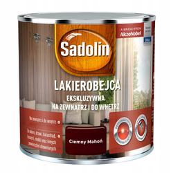 Lakierobejca ekskluzywna SADOLIN mahoń ciemny 0,25L