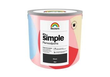 Farba plamoodporna BECKERS IT'S SIMPLE Black 2,5L