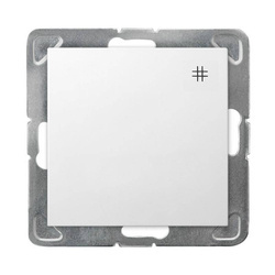 Łącznik krzyżowy OSPEL Impresja ŁP-4Y/m/00 biały