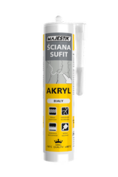 Akryl MAJESTIK Sufit Ściana Biały 290 ml