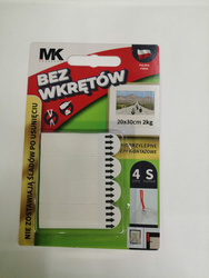 Rzep montażowy MK samoprzylepne S