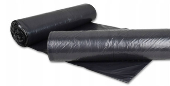 Worki na śmieci grube mocne RAVI 80L 15szt. czarne