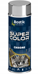 Lakier akrylowy BOSTIK SUPER COLOR CHROM srebrny 0,4L