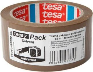 Taśma pakowa uniwersalna TESA PACK BASIC 48mm x 66m brązowa