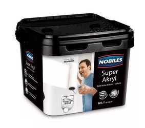 Farba NOBILES SUPER AKRYL biała 10 L
