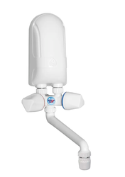 Ogrzewacz wody DAFI 3,7 kW (230V) z białą baterią kranową 