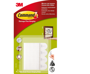 Rzepy małe do obrazków COMMAND 4szt. 1,8kg