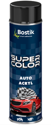 Lakier akrylowy BOSTIK SUPER COLOR AUTO ACRYL czarny 0,5L