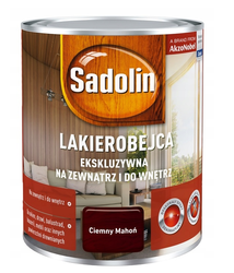 Lakierobejca ekskluzywna SADOLIN mahoń ciemny 0,75L