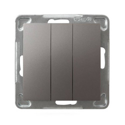 Łącznik potrójny OSPEL Impresja ŁP-13Y/m/23 tytan