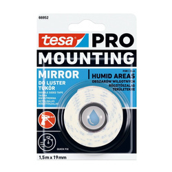 Taśma montażowa do luster dwustronna TESA PRO Mounting Mirror 1,5mx19mm