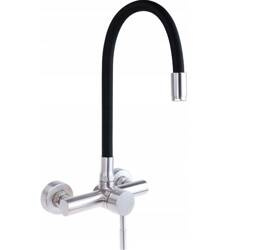 Bateria kuchenna ścienna z giętą wylewką DANTE NEO 