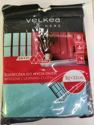 Ściereczka do mycia okien VELKEA 32x32cm 