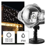Projektor LED EMOS padający śnieg, IP44