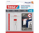 Gwoźdź samoprzylepny regulowany TESA do tapet i tynków 2szt x 2kg biały