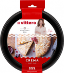 Blacha Forma do pieczenia ciasta okrągła VITTERO 20cm