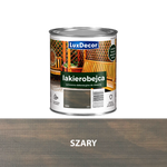Lakierobejca do drewna LUXDECOR szary 0,2L