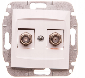 Gniazdo antenowe SAT typ F-F ELEKTRO-PLAST Carla 