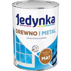Farba do drewna i metalu JEDYNKA orzech ja mat0,9L