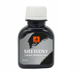 Lakier dekoracyjny DRAGON srebrny 80ml