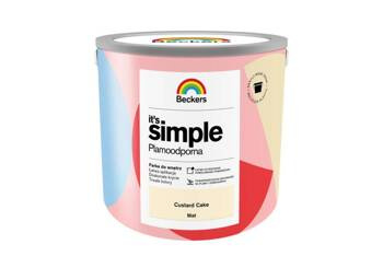 Farba plamoodporna BECKERS IT'S SIMPLE Custard Cake 2,5L