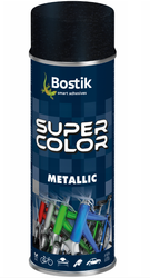 Lakier akrylowa BOSTIK Super Color  Metalic czarny 0,4L