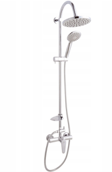 Zestaw prysznicowy ścienny Ferro Algeo NP71-BAG7U chrom