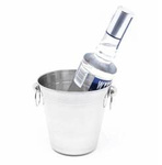 Wiaderko do Lodu Cooler do Wina ze stali nierdzewnej - Pojemnik 1L