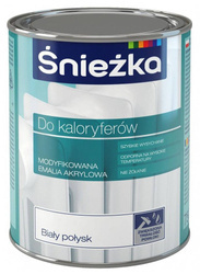 Emalia akrylowa ŚNIEŻKA do kaloryferów 0,75L