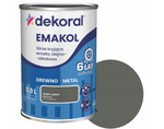 Farba olejno-alkidowa DEKORAL EMAKOL STRONG szary jasny mat 0,9L