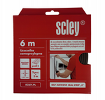 Uszczelka do okien i drzwi SCLEY E 2x3m brązowa