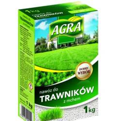 Granulat do trawników AGRA z mchem 1kg