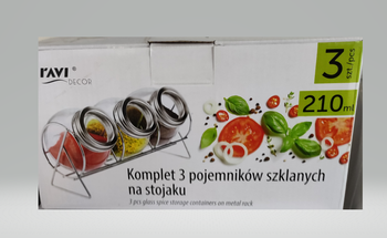 Komplet przyprawników na stojaku RAVI 41424
