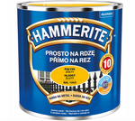 Farba HAMMERITE Prosto na rdzę żółty połysk 0,25 L